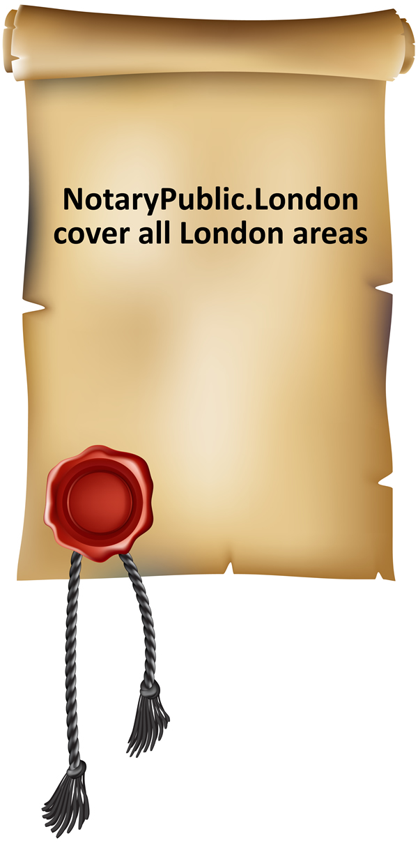 Appointment with Notary Public London Location to find notarial services